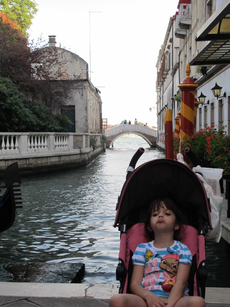 Lembre-se de não levar carrinho para Veneza!!!