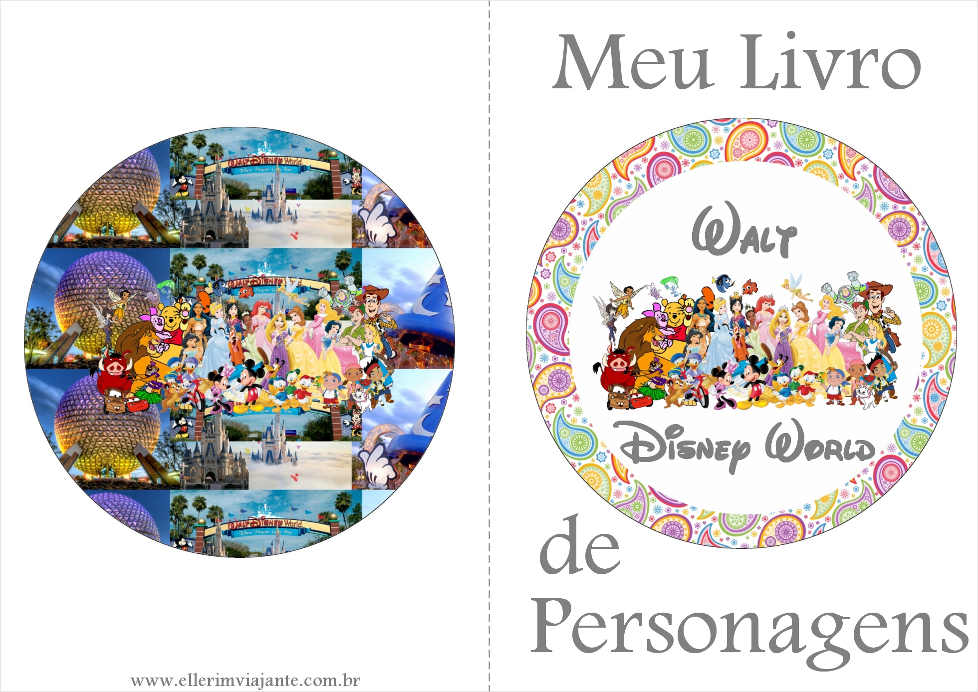 Fazendo a Nossa Festa - Colorir: Princesas Disney - Livrinho de