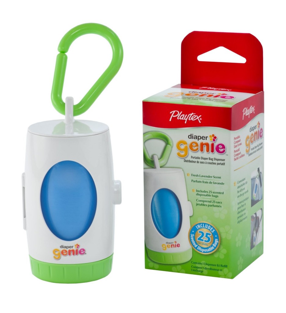 Playtex Diaper Genie On The Go Dispenser - Saquinhos perfumados para fraldas.