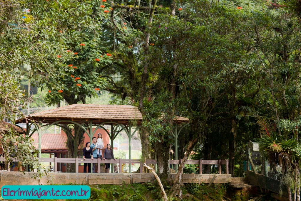 Parque Zoobotânico de Joinville - espaço de contemplação com palco.