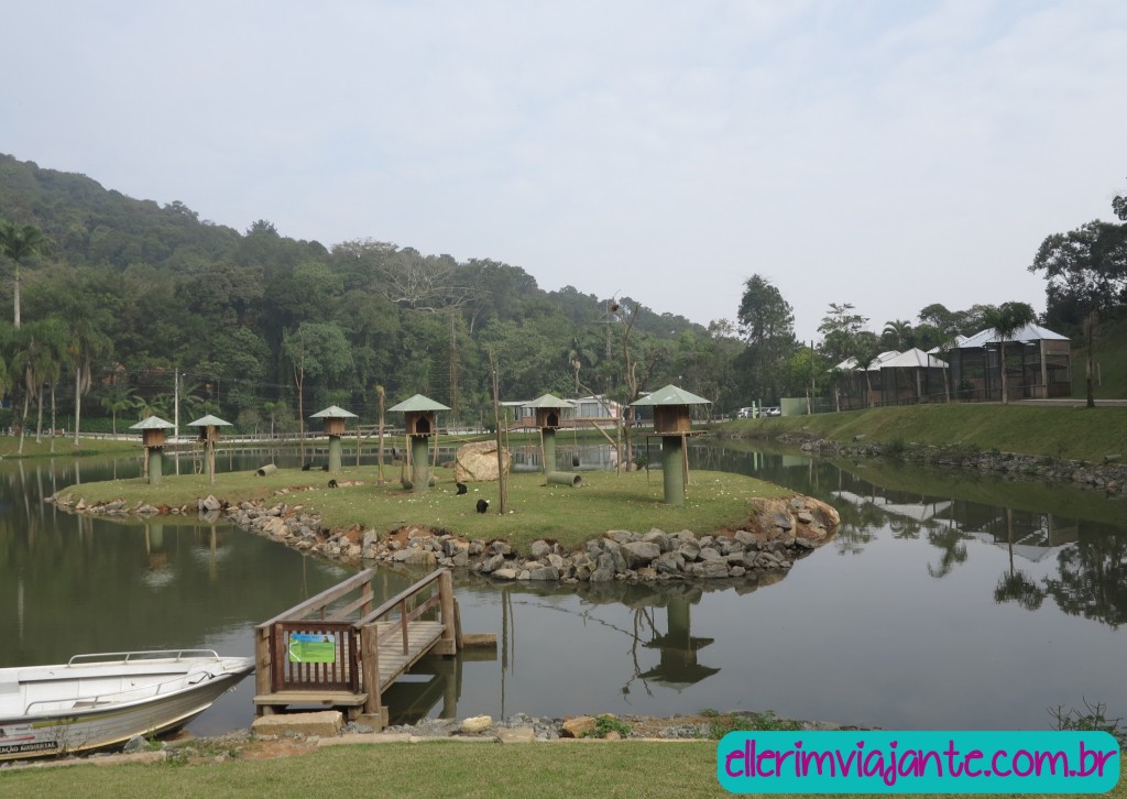 Parque Zoobotânico de Joinville - a Ilha dos Macacos rende lindas fotos, e muita distração para as crianças.