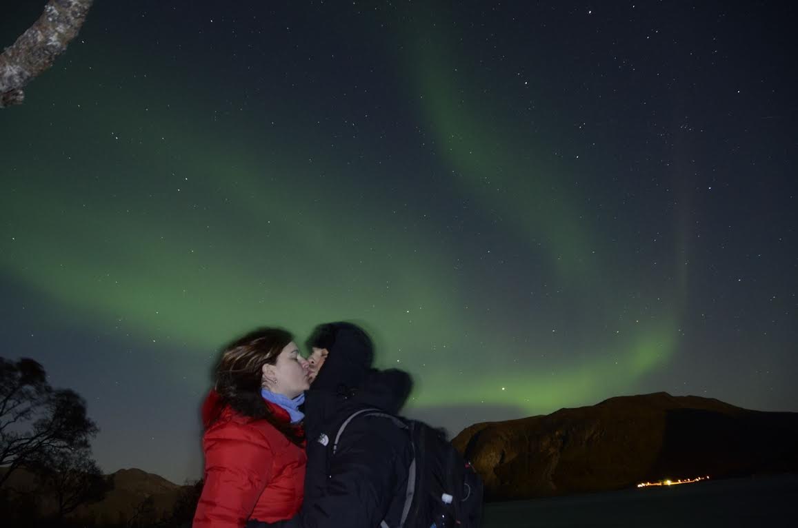 Aurora Boreal na Noruega com Patrícia e Omar!