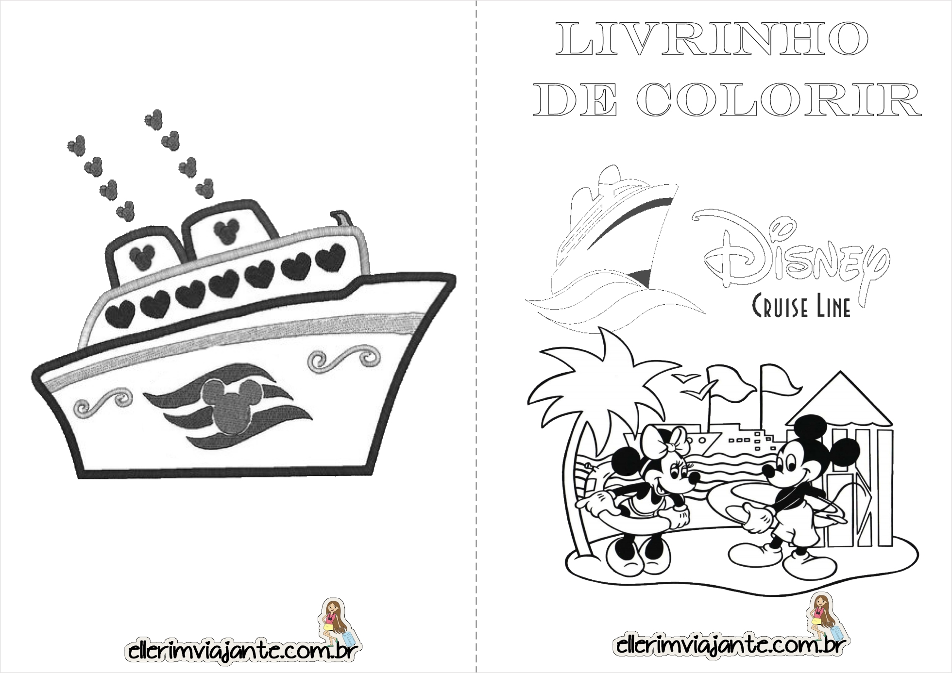 Fazendo a Nossa Festa - Colorir: Princesas Disney - Livrinho de Atividades!